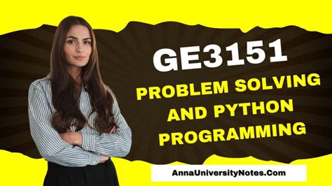 ge3151 problem solving and python programming pdf