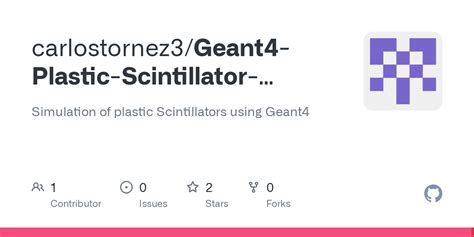 Geant4 Plastic Scintillator Example