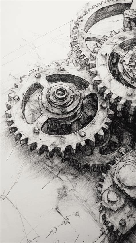Gear Drawing Ideas