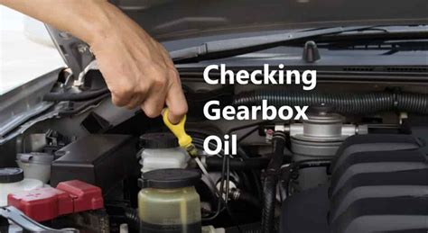 Gearbox Oil Check Engine