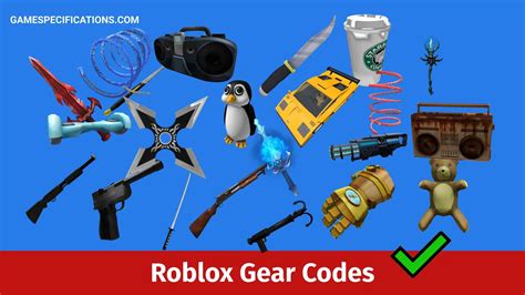 Gears Roblox Ids