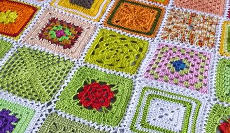 Granny Squares zusammenhäkeln Knit Crochet, Knitted Scarf, Crochet