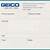 geico insurance card template pdf