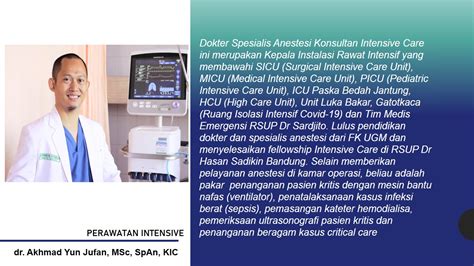 Dokter Spesialis Anestesi Rumah Sakit dr. AK Gani Palembang