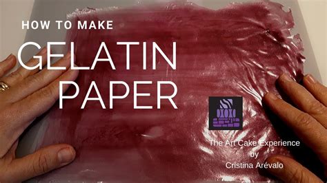 Gelatin Paper