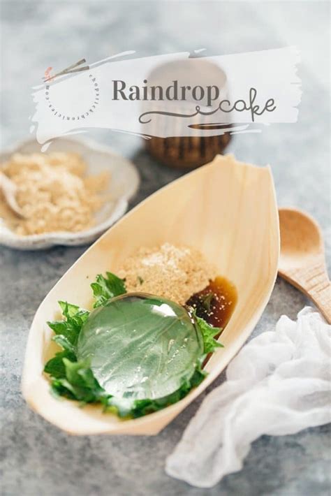 Gelatin Raindrop Cake