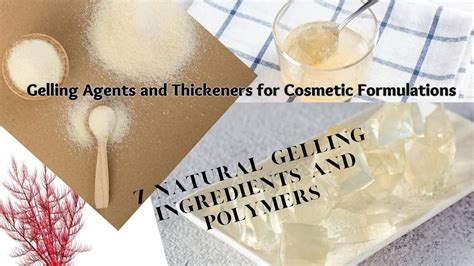 Gelling Agents For Cosmetics