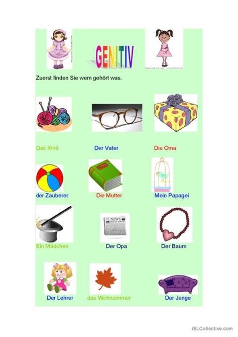 Der Die Das Akkusativ Dativ Tabelle