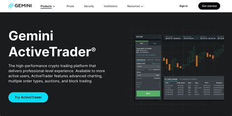 Gemini Active Trader App