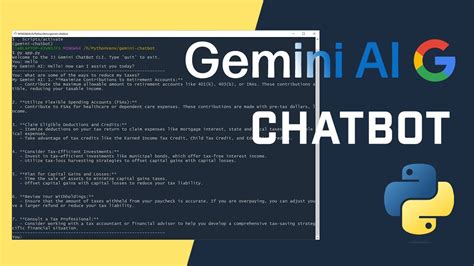 gemini api chatbot python