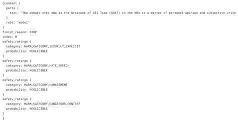 gemini api prompt format