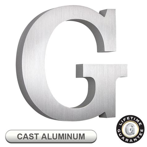gemini cast aluminum letters