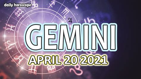 gemini horoscope today 2021