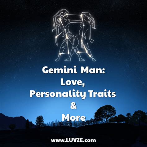 gemini man relationship traits