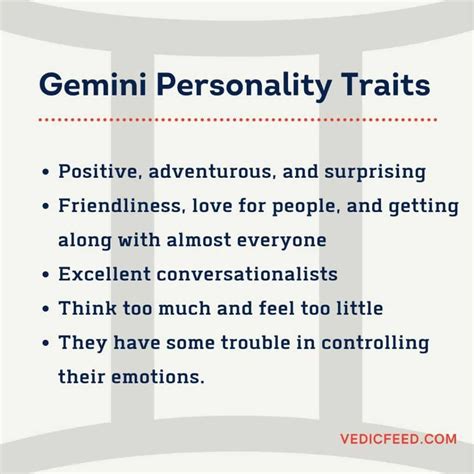 gemini man traits and personality