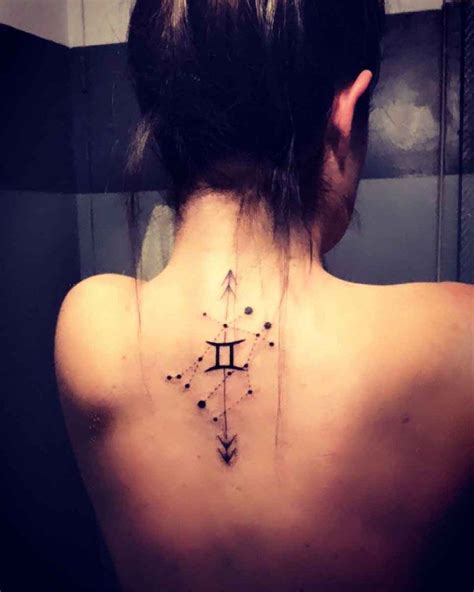 gemini tattoos constellation female