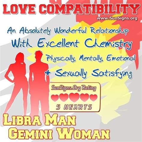 gemini woman and libra man love compatibility