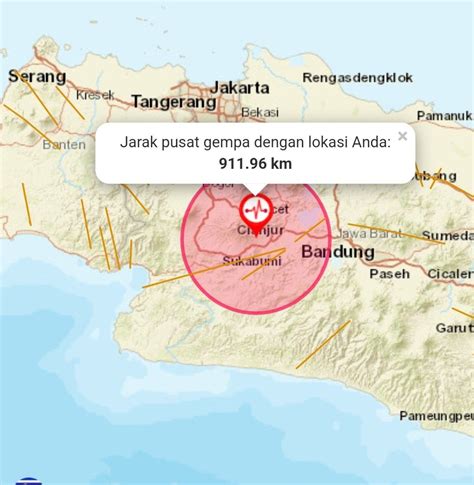 gempa bumi hari ini di indonesia