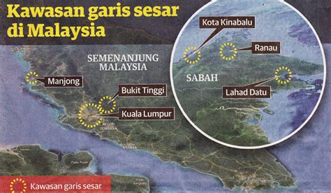 gempa bumi terkini malaysia