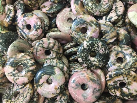 Gemstone Donut Pendants