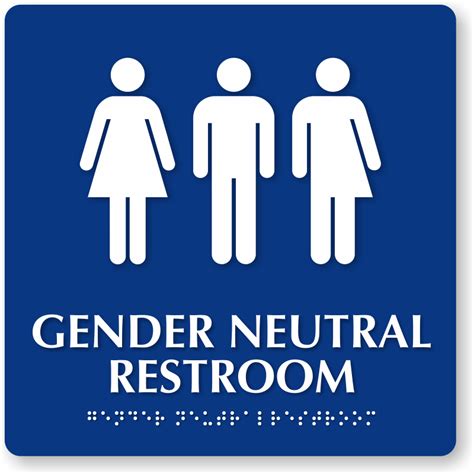 Gender Neutral Bathroom Sign mildlyinteresting