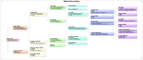 genealogy of the davis family