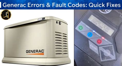 Understanding Generator Error Codes Generator Magic Inc