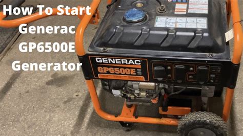 Generac Generator Start up YouTube