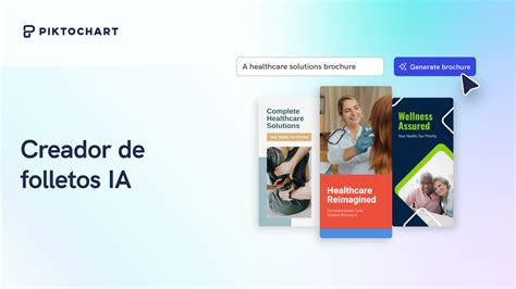 Generador gratuito de folletos Elabora tu propio diseño para folletos