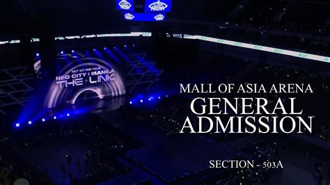 general admission moa arena