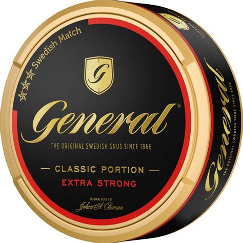 general classic extra strong snus flavor