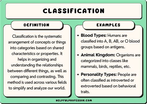 general classification example