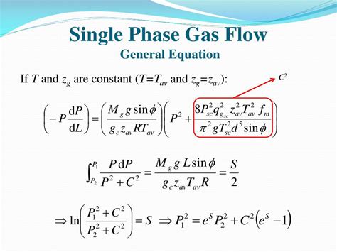 General Gas Flow Equation