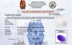 general in police clearance
