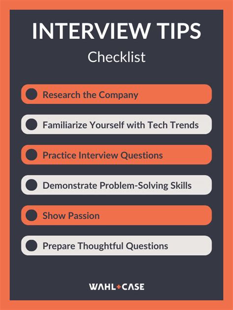 general interview tips
