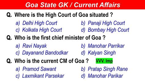 Reviews General Knowledge Of Goa More