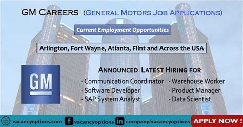 general motors careers jobs