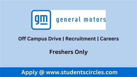 general motors corporate careers