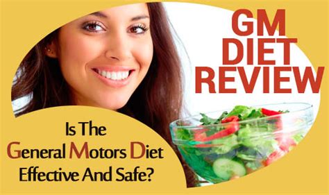 general motors diet plan reviews