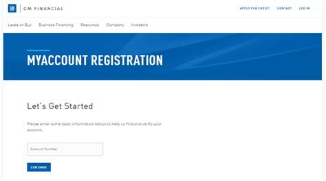 general motors finance login