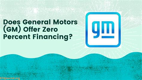 general motors financing rates