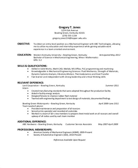 general objective in resumes