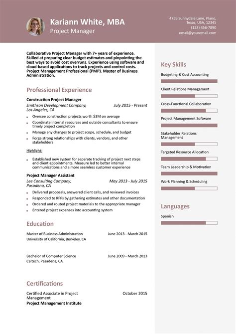 General Manager Resume Example for a CEO/GM Candidate