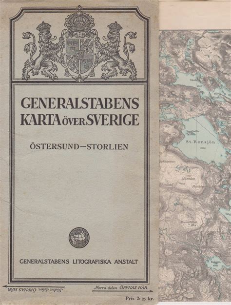 BORÅS . Generalstabens Karta över Sveri.. (406298121) ᐈ peha2217 på Tradera