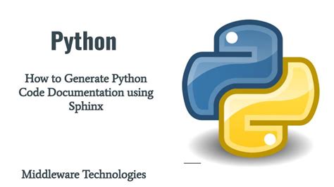 generate documentation from source code python