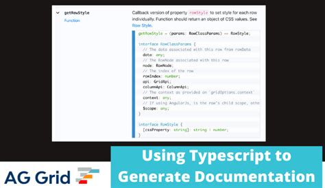 generate documentation from source code typescript