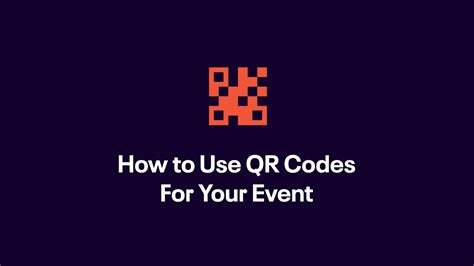 generate qr code for an event
