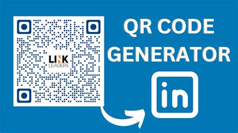 generate qr code from linkedin