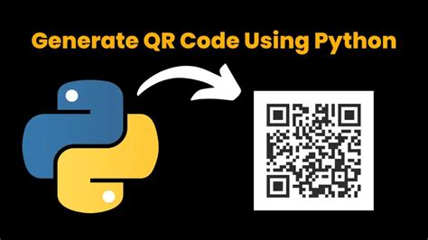 generate qr code from text python