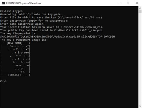 Generate Ssh Key On Windows Server